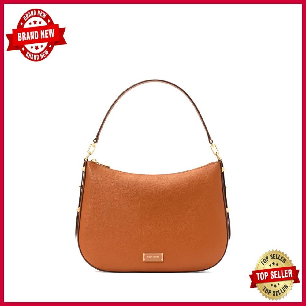 Large Pebbled Leather Hobo Bag with Adjustable Crossbody Strap